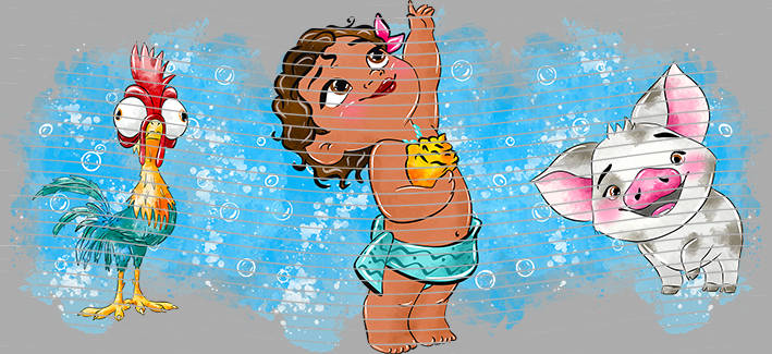 16oz Disney style-D-678